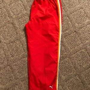 Puma, ankle swishy pants